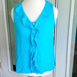 Very Vineyard Turquoise blouse
